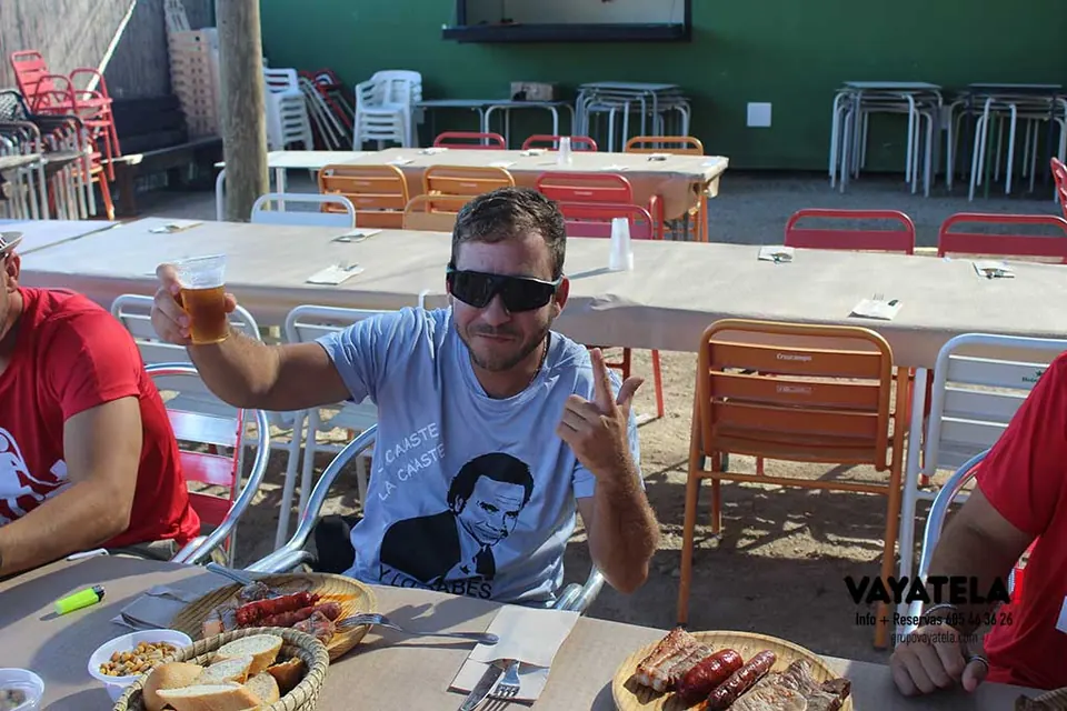 Menú tardeo en chiringuito de la playa de Gandia